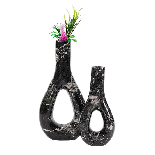 vase, flower vase, vase dÃ©cor, marble vase,