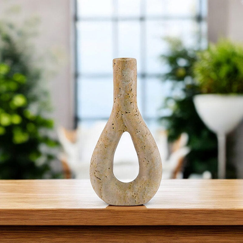 vase, flower vase, vase décor, marble vase, traverine