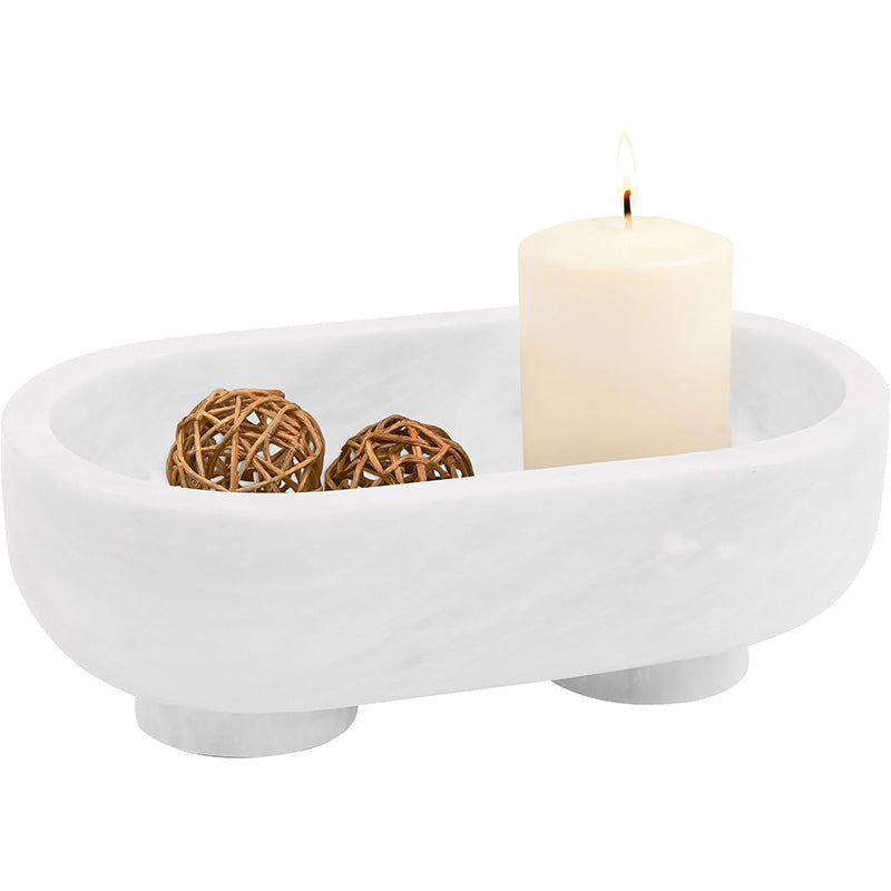 Oval Bowl With Stand